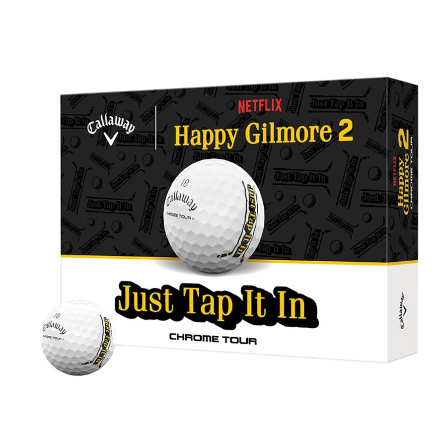 Callaway Chrome Tour Happy Gilmore 2 “Just Tap It In” Golf Balls