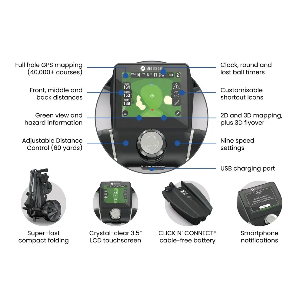 Motocaddy M5 GPS Electric Golf Trolley (2026)