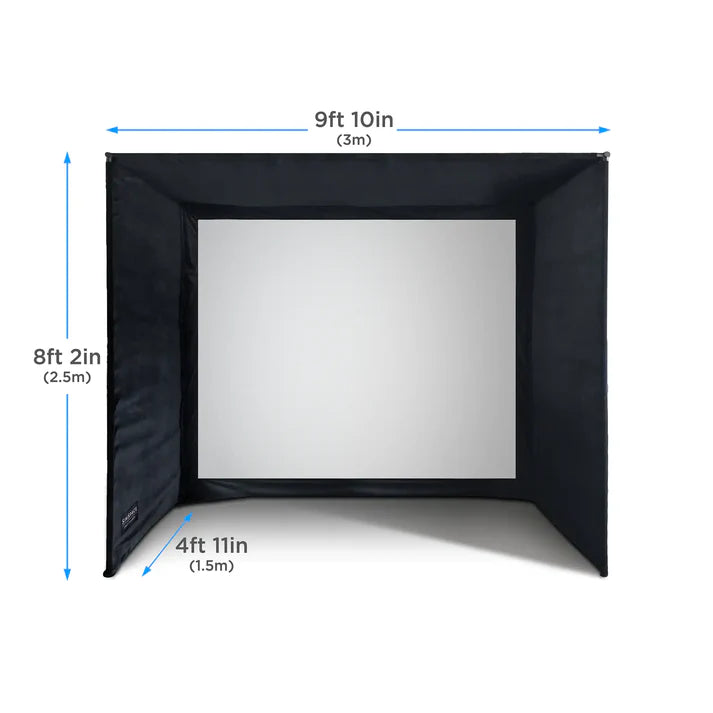 SimSpace SIM002 Professional Home Golf Enclosure (3W x 2.5H x 1.5D)