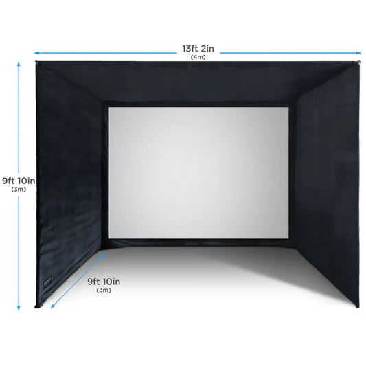SimSpace SIM006 Professional Home Golf Enclosure (4W x 3H x 3D)