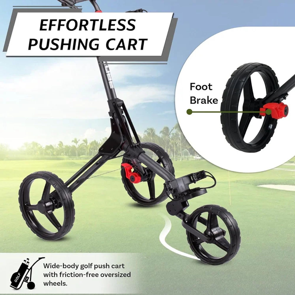 SKYMAX CUBE Golf Push Trolley + FREE GIFTS
