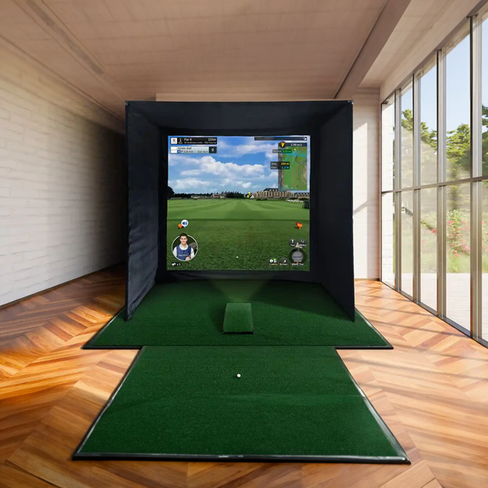 SimSpace SIM002 Professional Home Golf Enclosure (3W x 2.5H x 1.5D)