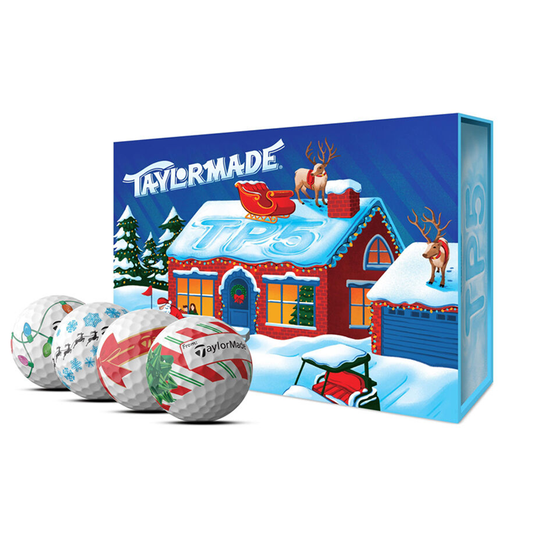 TaylorMade TP5 Stripe Holiday Golf Balls - Limited Edition