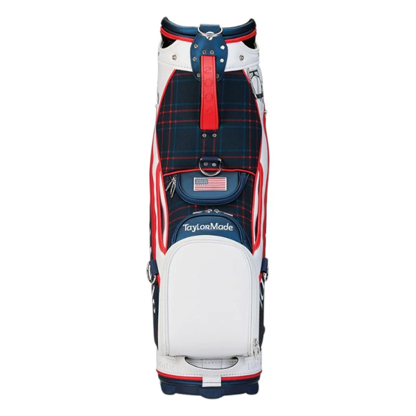 TAYLORMADE LADIES LIMITED EDITION PATRIOTIC PLAID GOLF STAFF BAG