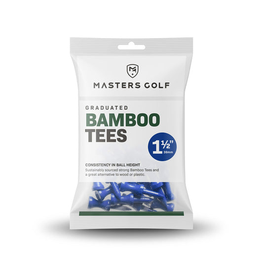 Bamboo Graduated Golf Tees 1 1/2" Bag (Pack of 25 Blue)