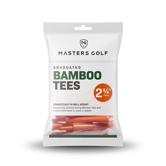 Bamboo Graduated Golf Tees 2 3/4" Bag (Pack of 20 Orange)