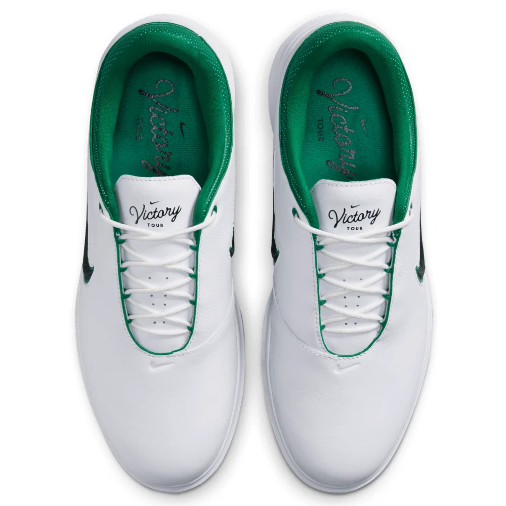 Nike Victory Tour 4 Golf Shoes (White/Black/Malachite)