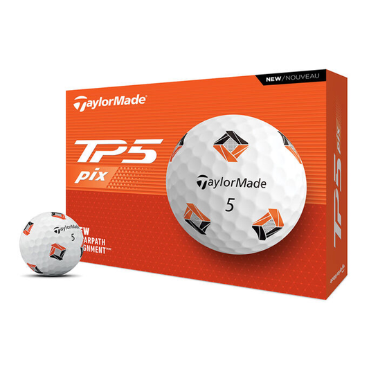 TaylorMade TP5 Pix Dozen Golf Balls