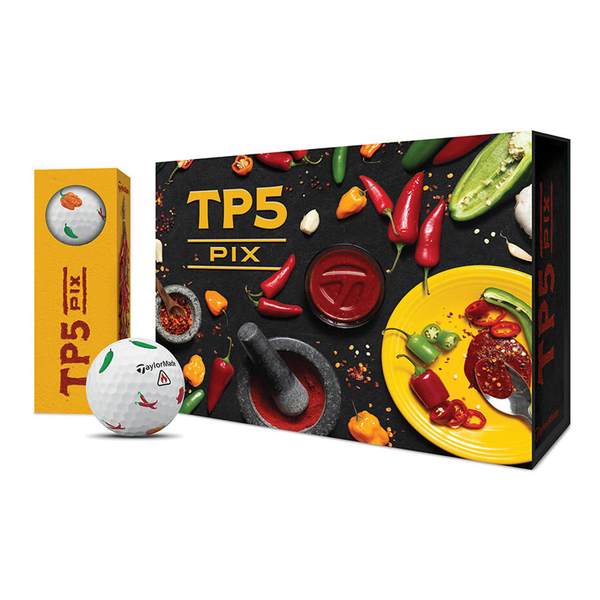 TaylorMade TP5 Pix Peppers Dozen Golf Balls - Limited Edition