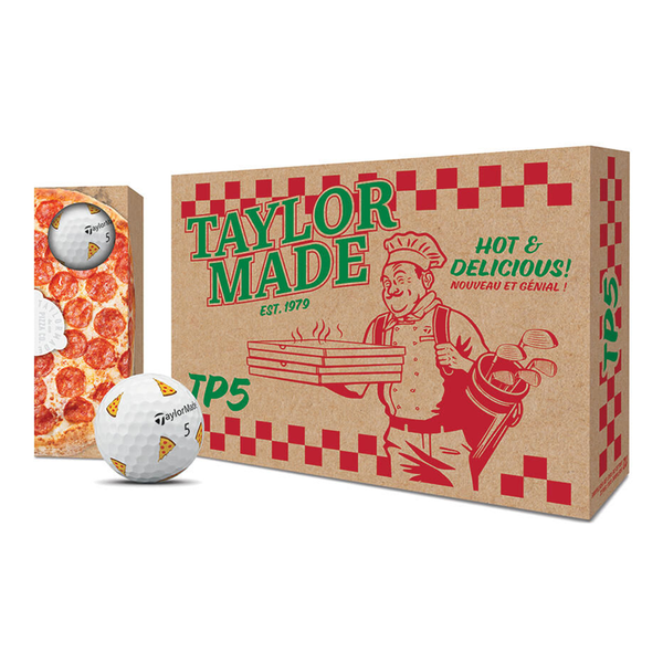 TaylorMade TP5 Pix Pizza Party Dozen Golf Balls - Limited Edition