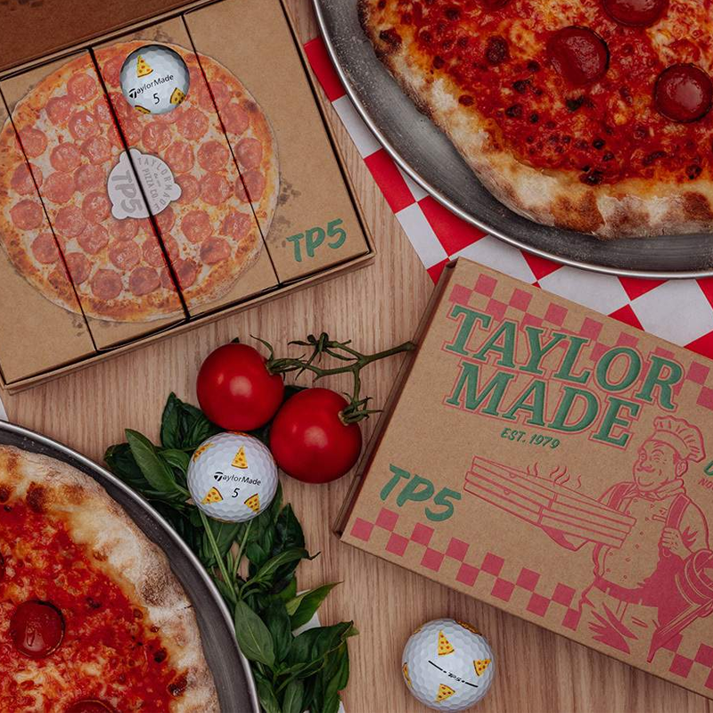 TaylorMade TP5 Pix Pizza Party Dozen Golf Balls - Limited Edition