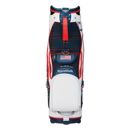 TAYLORMADE LADIES LIMITED EDITION PATRIOTIC PLAID GOLF STAFF BAG